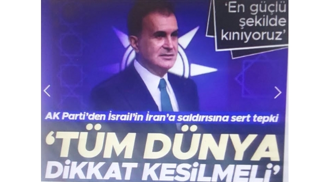 AK Parti'den İsrail'in İran saldırısına sert tepki: 