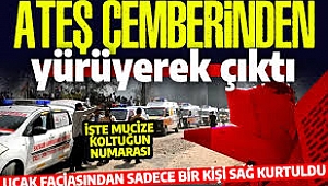 Ateş çemberinden yürüyerek çıktı! İşte 'mucize' koltuğun numarası  