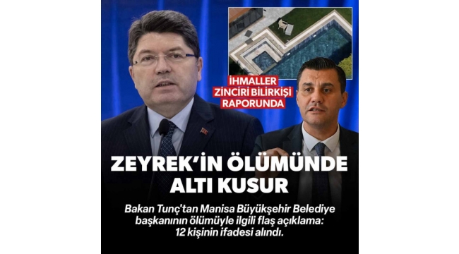 Ferdi Zeyrek'in ölümünde ihmaller zinciri: Bilirkişi raporu açıklandı, 6 kusur tespit edildi 