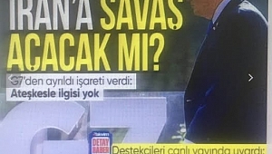 Trump İran’a savaş mı açacak? G7’den erken ayrıldı “Ateşkes için dönmüyorum” dedi 