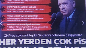 Cumhurbaşkanı Erdoğan'dan CHP açıklaması: Her yerden çok pis kokular geliyor 