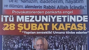 İTÜ mezuniyetinde 28 Şubat ve Leman kafası! Tek dertleri namaz ve Kur'an... Provokatörler Allah'ın kelamına el uzattı 