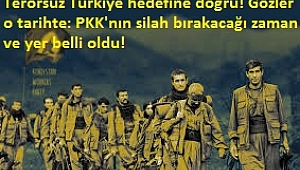 Terörsüz Türkiye hedefine doğru! Gözler o tarihte: PKK'nın silah bırakacağı zaman ve yer belli oldu 