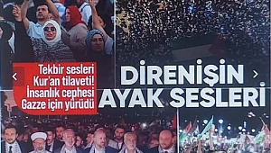 Gazze’ye umut ışığı ol! Binler Ayasofya’ya yürüdü  
