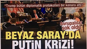 İngiliz gazetesi The Guardian’dan Trump'la Avrupa liderlerinin fotoğrafına sert eleştiri: Kuş beyinliler!  