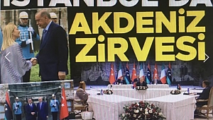 İstanbul'da Akdeniz zirvesi: Erdoğan-Meloni-Dibeybe görüşmesi Dolmabahçe'de başladı 