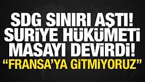 SDG ile mutabakat tehlikede: Şam yönetiminden Paris resti! Darbe niteliğindedir! 